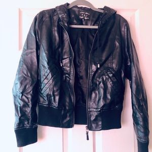 Black pleather jacket